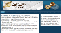 Desktop Screenshot of cornellabstract.com